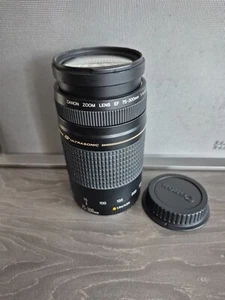 Canon EF 75-300mm F4-5.6 II Autofocus Telephoto Zoom Lens for EOS DSLRS Cameras - Picture 1 of 4