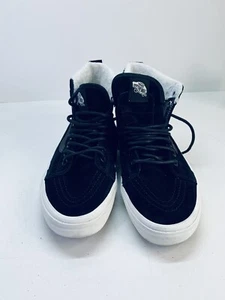 VANS scotchgard suede High Top Skate Shoes Sneakers Men's Size 8 Black - Picture 1 of 11