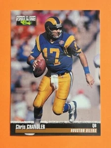 1995-Pro Line #212Chris Chandler Houston Oilers Football Card - Picture 1 of 2