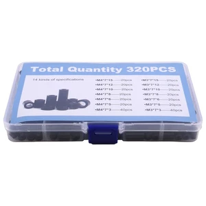 Großpackung 320 Kunststoff Isolier Säulenhülsen für Elektro und Heimwerker3250 - Bild 1 von 7