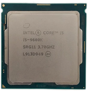 Intel Core i5-9600K 9. generacji 3,70GHz SRG11 CPU Procesor LGA 1151 - Zdjęcie 1 z 6