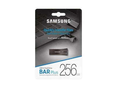 SAMSUNG BAR Plus 256GB 400MB/s usb 3.1 MUF 256BE4 AM Foto 1 de 4