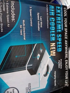 EXTREME SPEED AIR COOLER 2X COOLING POWER PORTABLE AIR CONDITIONER Free Shipping - Picture 1 of 1