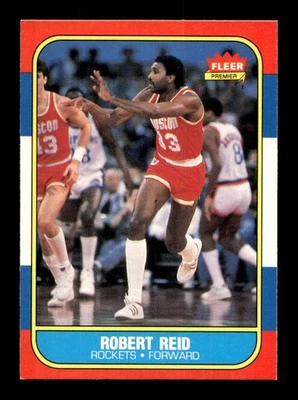 1986-87 Fleer #90 Robert Reid Rockets EX-MT+ *2y - Image 1 of 2