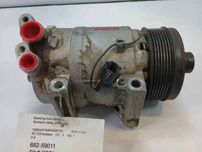 Compresor de aire acondicionado Nissan Titan 2006 5,6 L 12469671 Foto 1 de 4