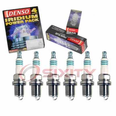 6 pc Denso Iridium Power Spark Plugs for 1992-1994 Audi 100 2.8L V6 Ignition wc - Image 1 of 4