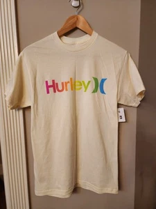 Hurley Tee Graphic T Shirt Mens Small New NWT HURLEY Logo - Picture 1 of 8
