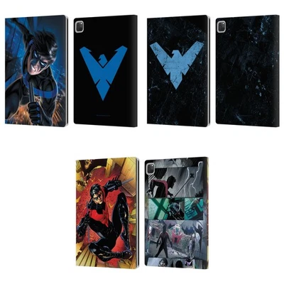 OFFICIAL BATMAN DC COMICS NIGHTWING LEATHER BOOK WALLET CASE FOR APPLE iPAD - Image 1 of 4