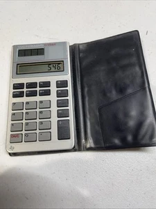 ⭐ Vintage 1981 Texas Instruments TI-1766 Solar Pocket Calculator w/ Case -Tested - Picture 1 of 7