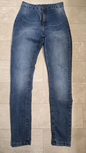 Cotton On High Rise blue denim Jeggings size 8 girls casual - Picture 1 of 9