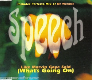 SPEECH - Like Marvin Gaye Said (What's Going On) (UK 4 Tk CD Single) - Picture 1 of 1