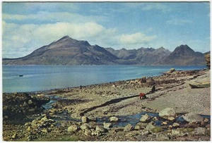 THE CUILLINS & LOCH SCAVAIG, FROM ELGOL - Isle of Skye Postcard J Arthur Dixon - Foto 1 di 2