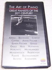 Art of Piano - Great Pianists of the 20th Century VHS Video piano Arrau Backhaus - Bild 1 von 2