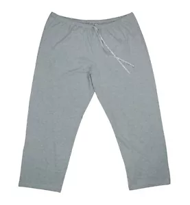 HUE Sleepwear Modern Classic Plus Size Women's Pajama Bottoms 2X NWT Grey - Picture 1 of 2
