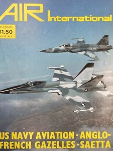 Vintage Commercial & Military Airplanes Aircraft Book - 1977 AIR International - Bild 1 von 9