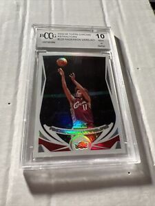 2004 05 Topps Chrome rc 220 ANDERSON VAREJAO cavs Rookie REFRACTOR bgs BCCG 10