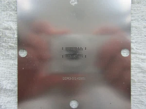 8*8 MT47H128M8B7-37E MT47H128M8BT-37E MT47H64M16B7-37E DDR3-5 FBGA92 Schablone - Bild 1 von 3