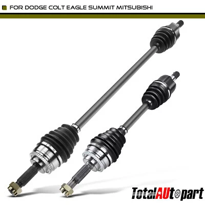 2x Conjunto de eje CV para Dodge Colt Eagle Summit Mitsubishi delantero izquierdo y derecho Foto 1 de 4