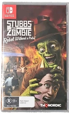 *NEW SEALED* Stubbs The Zombie: In Rebel Without a Pulse | Nintendo Switch - Image 1 of 2