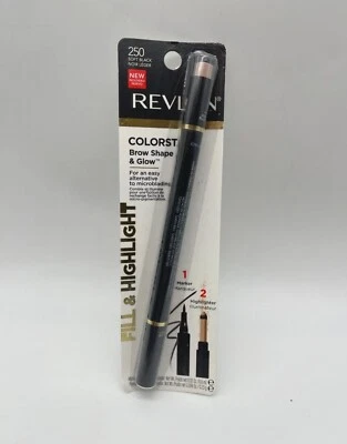 Revlon Colorstay Brow Shape & Glow Combines Marker & Highlighter 250 SOFT BLACK - Image 1 of 2