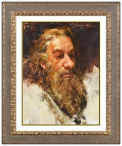 Ramon Kelley Original Oil Painting On Canvas Signed Framed Portrait Artwork SBO - Picture 1 of 5