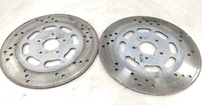 1988 Harley FLHT FLHTC Electra Glide Front Brake Rotors Left & Right Pair - Image 1 of 4