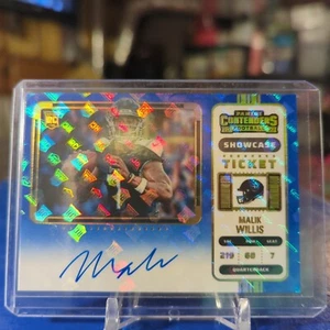 2022 contenders showcase ticket variation blue malik willis #129 - Picture 1 of 2