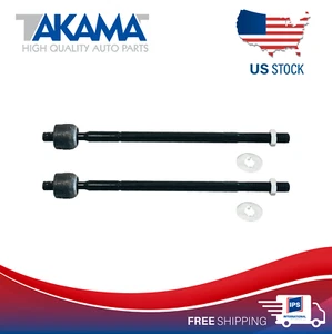 2 PCS Inner Tie Rod End Left & Right Pair Set For 2003-2006 MITSUBISHI OUTLANDER - Picture 1 of 5