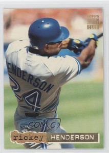1994 Topps Stadium Club Golden Rainbow Rickey Henderson #107 HOF
