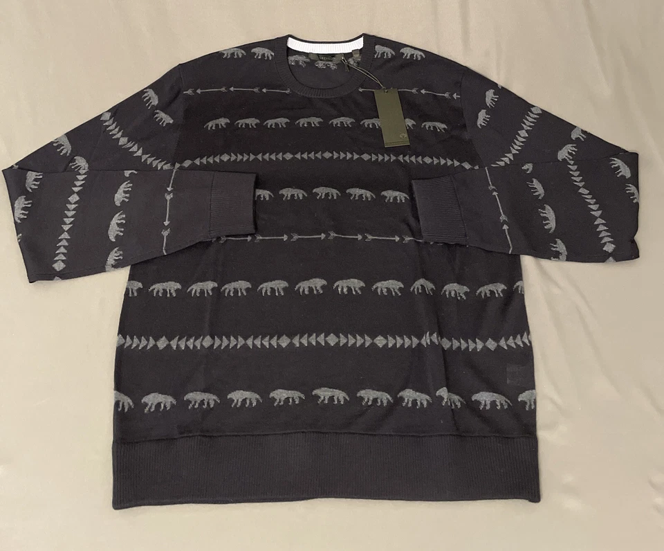 Greyson Sweater Cashmere Wool Crewneck G-Thing Large Pink