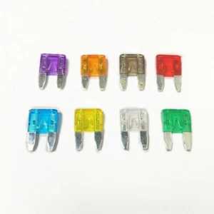 24 Pc Mini Car Fuse Auto Mini Blade Car Fuse Set 3 5 7.5 10 15 20 25 30 Amp Fuse - Picture 1 of 1