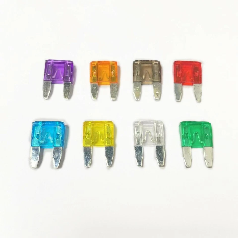 24 Pc Mini Car Fuse Auto Mini Blade Car Fuse Set 3 5 7.5 10 15 20 25 30 Amp Fuse - Image 1 of 1