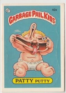 1985 Topps Garbage Pail Kids Series 2 Patty Putty 42a GLOSSY BACK GPK 2777