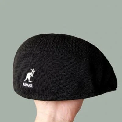 Sombrero Boina Transpirable Kangol Verano Newsboy Tejido Gorras Planas Informal para Hombres Mujeres Foto 1 de 4