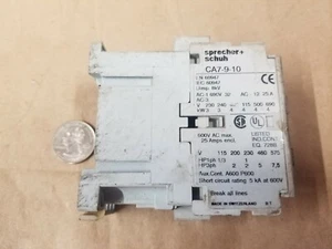 Sprecher+Schuh CA7-9-10 Contactor - Picture 1 of 3