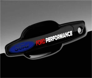4x Ford Performance Stickers Vinyl Decals for handle, mirror, wheels - Imagen 1 de 1