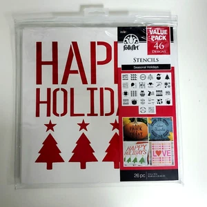 Plantillas de Navidad Papel troquelado Valor Paquete de 26 46 Diseños NUEVO - Imagen 1 de 13