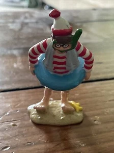 Where's Waldo PVC Figure 1990 Hanford Applause Swimmer - Picture 1 of 6