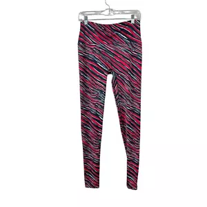 K DEER leggings donna taglia XL rosso nero fantasia vita alta lunghezza intera allenamento - Foto 1 di 5