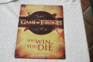 PLAQUE METAL GAME OF THRONES - Photo 1/3