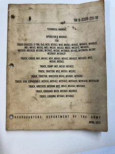 TM 9-2320-211-10 Truck Technical Manual, 1973 - Picture 1 of 8