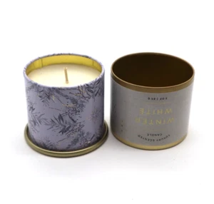 Illume Winter White Demi Vanity Tin Candle Luxury Scented 3 oz 45364333000 - Picture 1 of 4