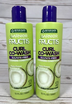 Garnier Fructis Curl C-Wash Cleansing Conditioner Sulfate Free 12.1oz (2Pack) - Image 1 of 4