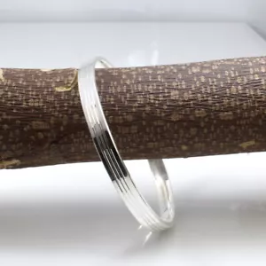 Bracciale Da Uomo In Argento Sterling 925 Indiano - 7 CM - Foto 1 di 4