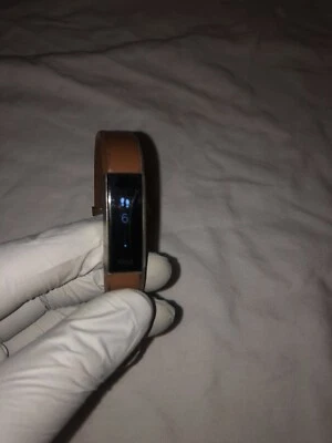 Fitbit Alta Activity Tracker Watch Brown Band Used Works - Image 1 of 4