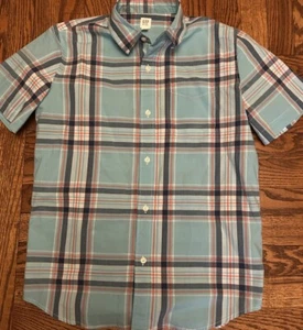 Gap Kids Boys Multicolor Plaid Short Sleeve Button Up Shirt Size XXL (14/16) - Picture 1 of 2
