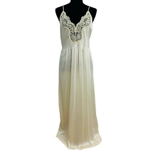 Victoria’s Secret Vintage Gold Label Dress Dainty Slip White Bridal Size Medium