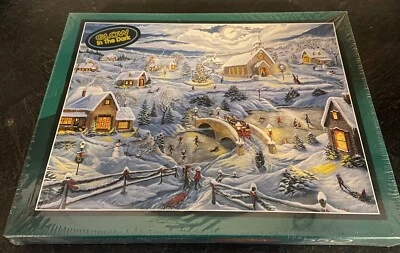 Rompecabezas vintage Bits & Pieces Christmas Memories 550 piezas Brilla en la oscuridad Nuevo Foto 1 de 4