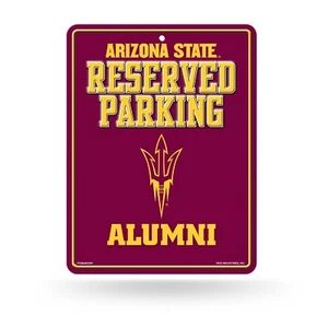 Arizona State Sun Devils Reserved Parking Metal Sign. 8-1/2" x 11" #107 - Picture 1 of 1