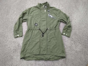 CAbi Hanson Anorak Jacket Womens Small Full Zip Patches Military Style - Picture 1 of 9